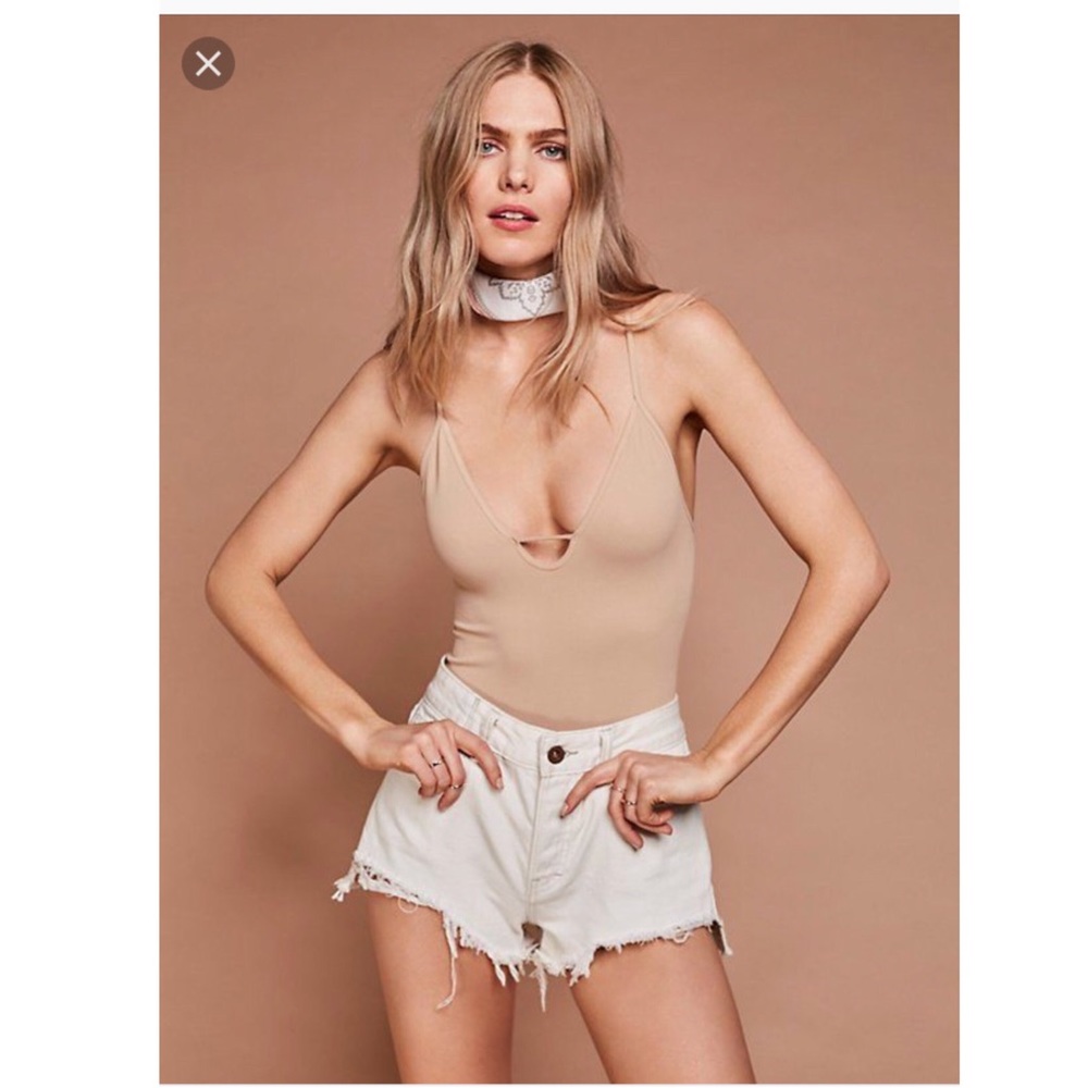 Free People Nude Body Suit New With Tags